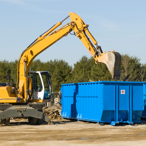 can i choose the location where the residential dumpster will be placed in Winsted Connecticut